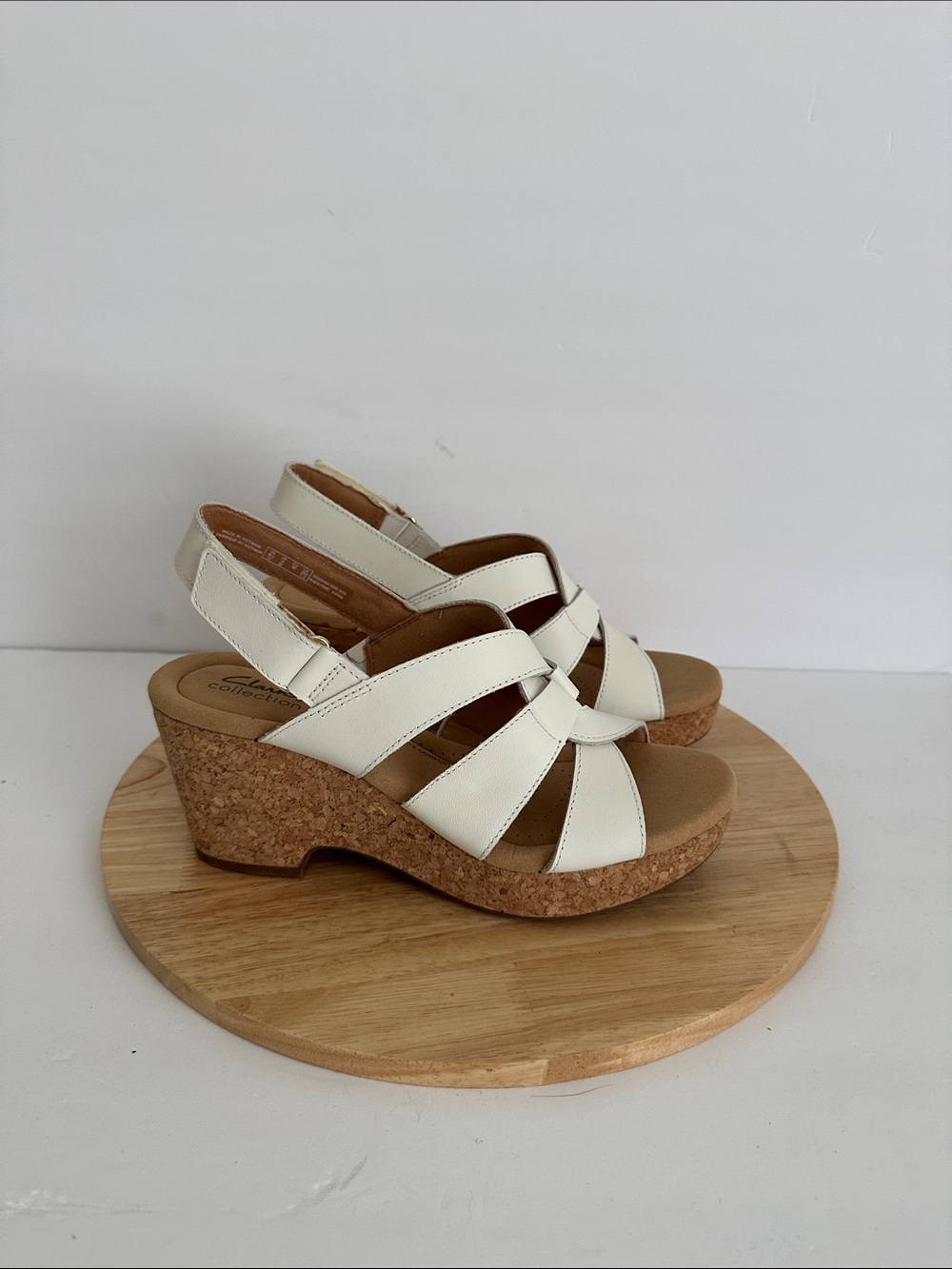 Clarks Womens Giselle Beach Wedge Sandals